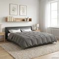 vidaXL Zimný prehoz 200 x 200 cm Zima Mikrovlákno (100% polyester)