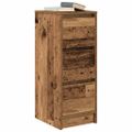 vidaXL Komoda staré drevo 29,5x34x76 cm kompozitné drevo