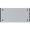 vidaXL Nástenná magnetická tabuľa čierna 80x40 cm tvrdené sklo