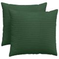 vidaXL Vankúše na pohovku 2 pcs Tmavozelená 50 x 50 cm