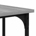 vidaXL Stôl sivý dub sonoma 139x139x75 cm kompozitné drevo