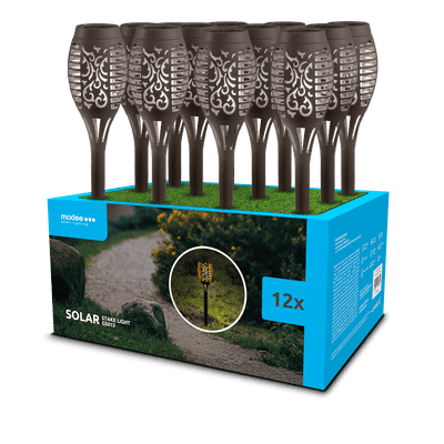 Modee záhradná solárna LED lampa GS013 50 cm AAA 200 mAh (ML-GS013)