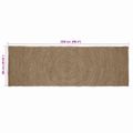 vidaXL Kusové koberce Sivá 60 x 250 cm Juta