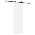 vidaXL Posuvné dvere ORKDAL 83 x 232 cm Borovicový masív Biela