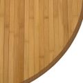 vidaXL Okrúhly koberec prírodný 80 cm bambus