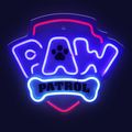 Závesné neónové LED Paw Patrol na plexiskle - Logo OW-130146