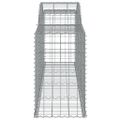vidaXL Oblúkové gabionové koše 20ks 300x50x80/100cm pozinkované železo