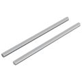 vidaXL Skrutková tyč 2 ks Strieborná 6 x 120 mm Oceľ