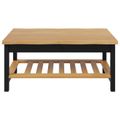 VidaXL Konferenčný stolík EKAI Čierna 100 x 60 x 45,5 cm