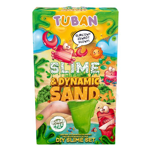 DIY Slime Sada na výrobu slizu s dynamickým pieskom XL