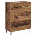 vidaXL Highboard 2 ks Staré drevo 69,5 x 34 x 180 cm Kompozitné drevo