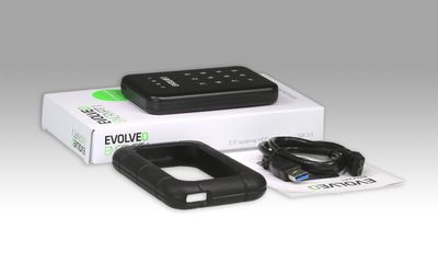 EVOLVEO 2.5'' Encrypt 1, externý rámček na HDD, USB 3.0