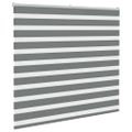 vidaXL Zebra roleta tmavošedá 160x100 cm šírka látky 155,9cm polyester