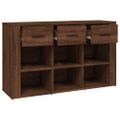 vidaXL Komoda hnedý dub 100x30x59,5 cm spracované drevo