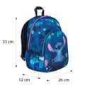 Detský batoh Toby 33 cm Stitch Blue