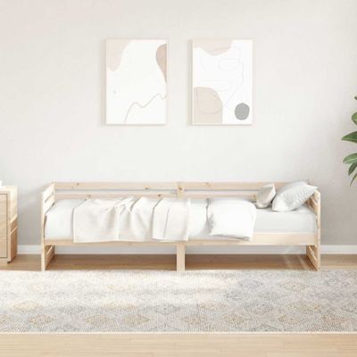 vidaXL Denná posteľ bez matraca 80x200 cm masívne borovicové drevo