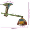 vidaXL Závesná lampa 25 W viacfarebná 105x30x65-108cm E27