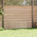 vidaXL Koterec pre psa strieborný 100x100x70 cm oceľ