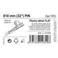 Stierač FLAT BULK (PIN) 32"/810 mm