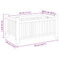 vidaXL Kvetináč 50x30x25 cm bambus