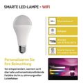 LED žiarovka EMOS ZQW516R GoSmart WIFI A65 / E27 / 14 W (94 W) / 1 400 lm / RGB / stmievateľná