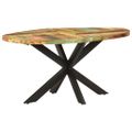 vidaXL Jedálenský stôl 160x90x75 cm recyklovaný masív