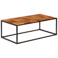 vidaXL Konferenčný stolík 110x60x40 cm akáciový masív a oceľ
