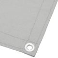 vidaXL Balkónová zástena svetlosivá 75x500 cm 100 % polyester oxford