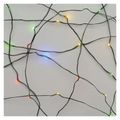 LED vianočný nano reťaz zelený, 7,5 m, vonkajší aj vnútorný, multicolor, časovač