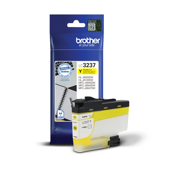 Brother - Originálna inkoustová kazeta, LC3237Y