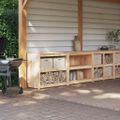 vidaXL Vonkajšie kuchynské skrinky MEPPEL 2 ks cm masívna borovica
