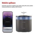 Vodná fontána EMOS H6102 GoSmart, 2,6 l, sivá, Wi-Fi