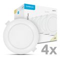 Modee LED Okrúhly LED panel - zapustený 6W 660lm neutrálna biela P4 (ML-LPRB4000K6WPN)
