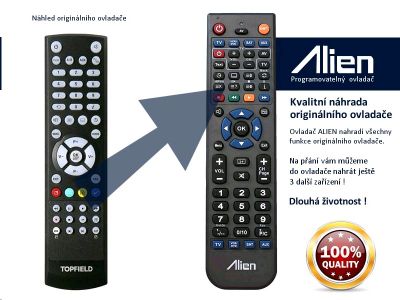 Diaľkový ovládač ALIEN Topfield SBI-2050