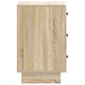 vidaXL Nočný stolík Dub sonoma 43 x 41 x 66,5 cm Kompozitné drevo