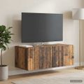 vidaXL Nástenná TV skrinka Nástenný Staré drevo 78,5 x 41 x 30 cm