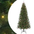 vidaXL Umelý vianočný stromček Zelená 240 cm PE a PVC