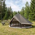 vidaXL Tipi stan 18-miestny Hnedá Šedá Polyester a oceľ