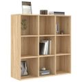 vidaXL Knižnica, dub sonoma 98x29x97,5 cm, spracované drevo