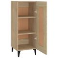vidaXL Komoda dub sonoma 34,5x34x90 cm spracované drevo
