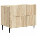 vidaXL Nočný stolík Dub sonoma 62 x 34,5 x 49,5 cm Kompozitné drevo