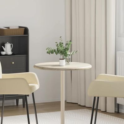 vidaXL Stolová doska sivá Ø60x2,5 cm mramor