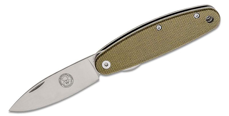 ESEE BRKC1 Churp Green vreckový nôž 6,8 cm, Satin, zelená, Micarta
