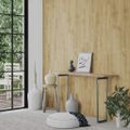 vidaXL Nástenné panely vzhľad dreva hnedé PVC 2,06 m²
