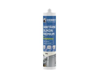 Silikón sanitárny DEBBEX PREMIUM biely 280ml