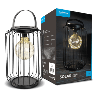 Modee záhradná solárna LED lampa-lampáš LT003 28 cm (ML-LT003)