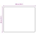 vidaXL Behúň MARSA Sivá 80 x 100 cm Polyester a PVC