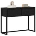 vidaXL Koncový stôl Čierny dub 100 x 36 x 75 cm Kompozitné drevo