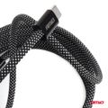 Magnetický USB kábel USB-C to USB-C 60W 200cm AMiO-04841