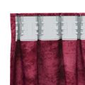 vidaXL Sametové závesy 2 ks vínovo červená 245 x 140 cm Zamat